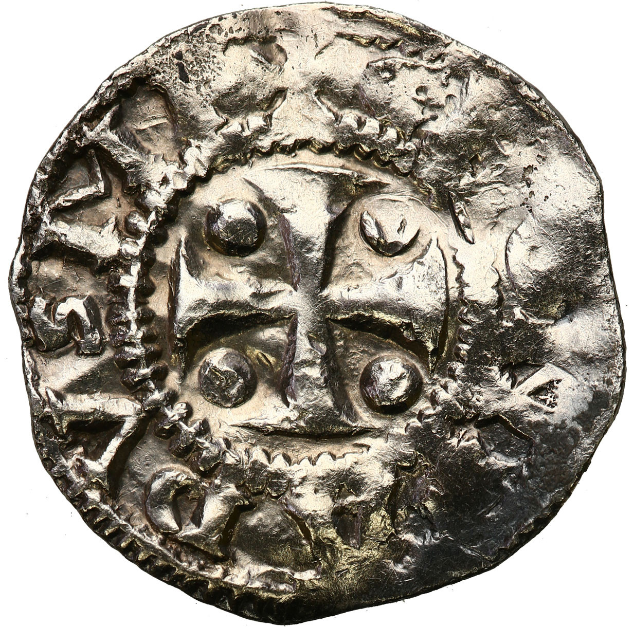 Niemcy, Dolna Lotaryngia - Kolonia. Konrad II (1024-1039). Denar – NIEOPISANY